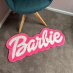 Barbie Custom Hand-made Rug -24" x 12"