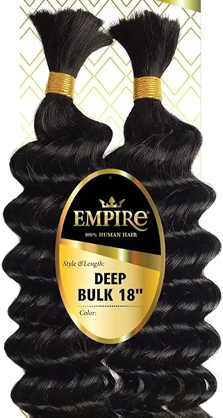 EMPIRE Human Hair- Deep Bulk 18"