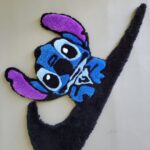 Nike Swoosh x Stitch Hand-Made Rug - 26" x 15"