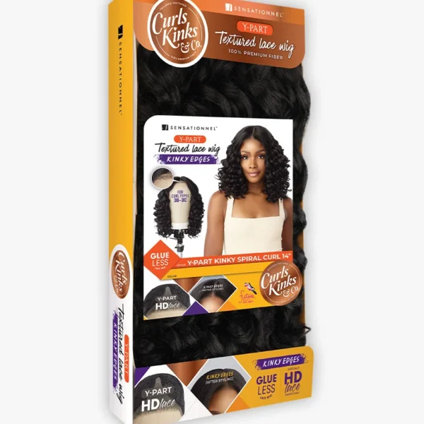 Y-Part Kinky Spiral Curl