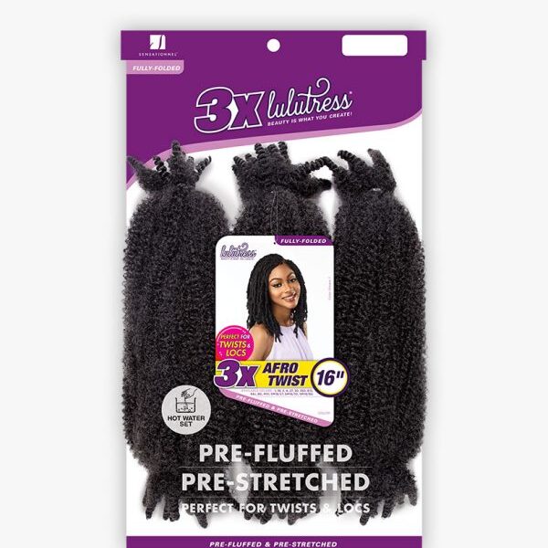 Fully Folded Afro twist 16''