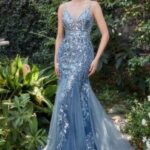 Andrea and Leo Fitted Mermaid Gown