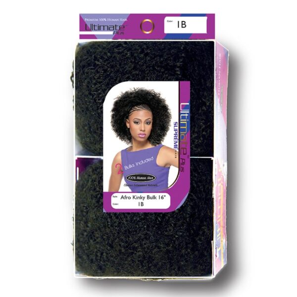 Ultimate Plus Afro Kinky Bulk 12"