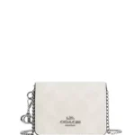 Boxed Mini Wallet On A Chain In Signature Canvas-12889
