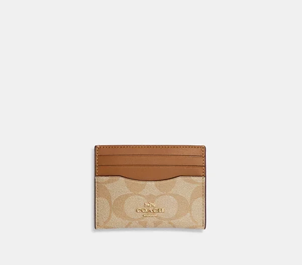 Slim Id Card Case In Signature Canvas-86693