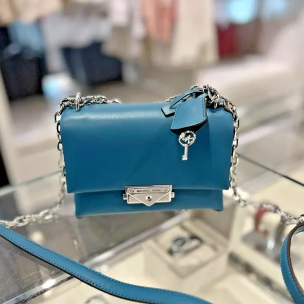 Michael Kors Cece Small Flap Crossbody Bag -Teal