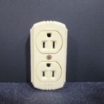 Duplex Metal Back Wall Outlet
