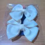 Kids Hair Bow - Cream GB-G26-002