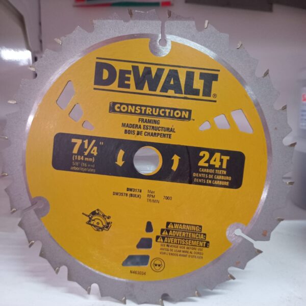DEDWALT Saw Blade 7 1/4''