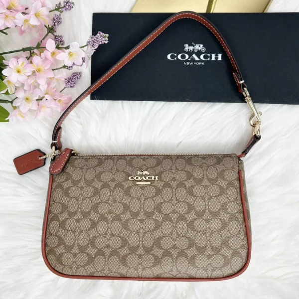 COACH Nolita 19 Bag Colorblock Signature Canvas -80509