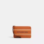Corner Zip Wristlet With Coach Stripe - 5683