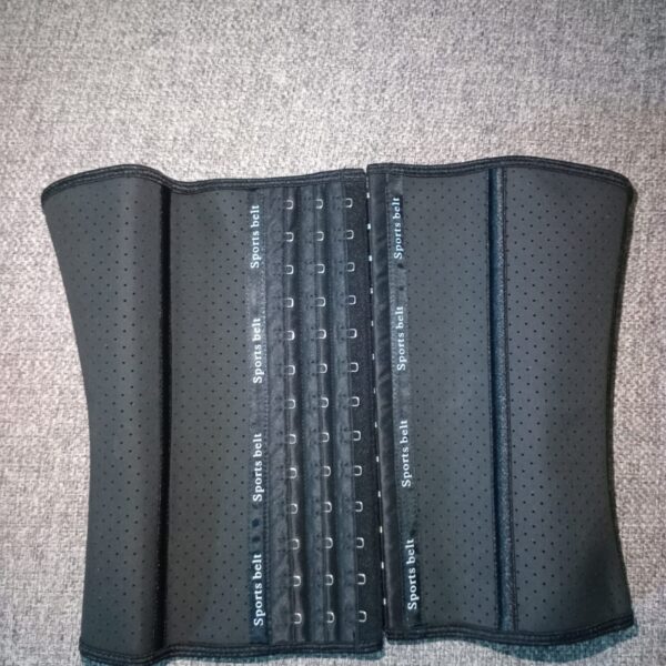 3 Hooks Latex Waist Trainer Trimmer Corset Weight Loss Body Shaper- SMALL