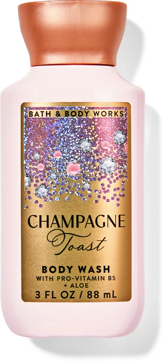 champagne toast body wash