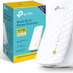 TP-Link WiFi Extender with Ethernet Port, Dual Band 5GHz/2.4GHz, Up to 44% More Bandwidth Than Single Band, Covers Up to 1200 Sq.ft and 30 Devices, Signal Booster Amplifier Supports OneMesh(RE220)
